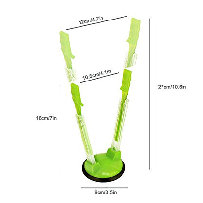  Stier Baggy Rack For Ziplock Bag Holder Stand Adjustable/Hands Free Clip Food Storage Bag Holder For Ziplock Bag Stands / 3 Pack/3pcs