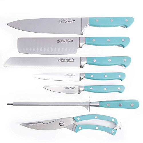  14-Piece ,TURQUOISE,The Pioneer Woman Cowboy Rustic Cutlery Set,