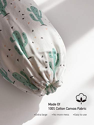  Cactus Plastic Bag Holder And Dispenser, Grocery Shopping Bags Carrier, Garbage Bag Organizer For Kitchen,Cactus Home Kitchen Décor, Gifts For The Holiday/Housewarming/Family/Friends,23x9 Inch