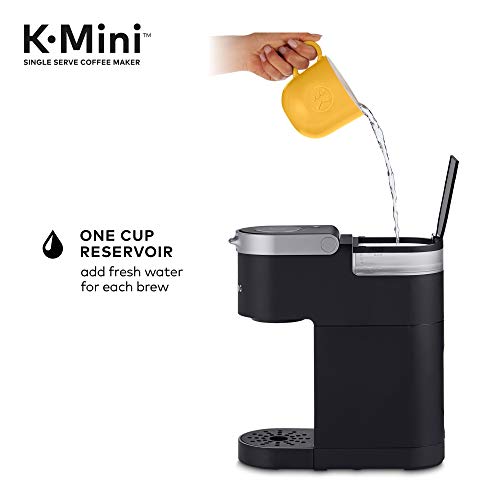 Keurig® K-Mini Single-Serve K-Cup Coffee Maker, Black And Keurig Standalone Milk Frother, Black