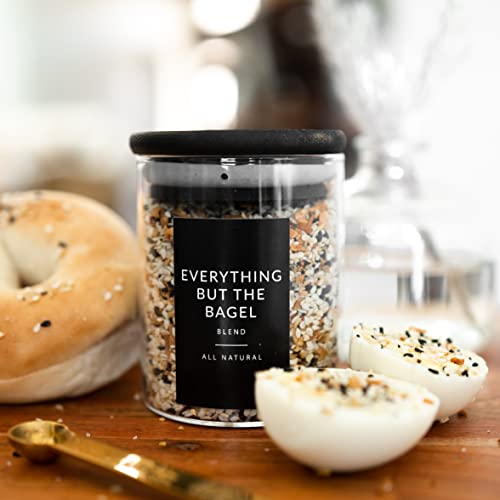  Black Spice Labels For Spice Jars | 148 Spice Jar Labels For Spice Containers | Spice Labels Stickers Preprinted | Spice Organizing Labels Herb Seasoning Kitchen Pantry Labels For Jars