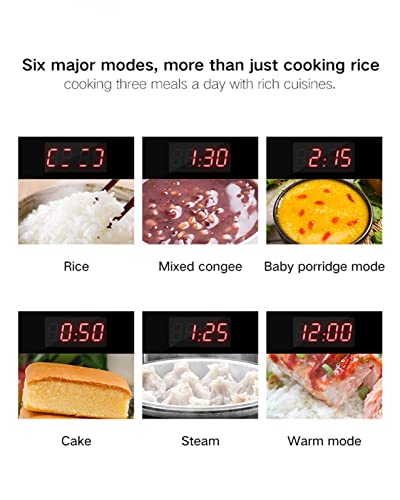  12V/24V Universal Car Rice Cooker, Portable Mini Rice Cooker, 2L Small Electric Rice Cooker And Steamer, Perfect For RV, Truck(Black)