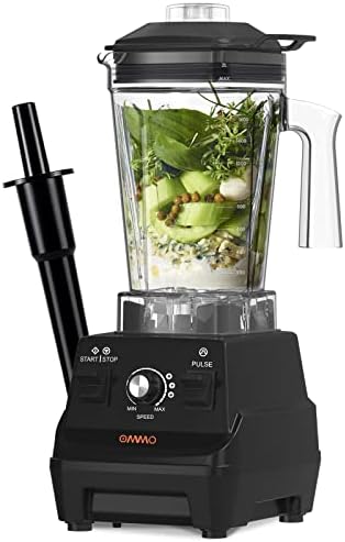  Blender 1800PW, Professional High Speed Countertop Blender With Durable Stainless Steel Blades, 60oz BPA Free Blender For Shakes And Smoothies, Nuts, Ice And Fruits, Dishwasher Safe (Blue)