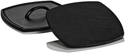 Lodge LPP3 Cast Iron Square Ribbed Panini Press, 8.25-inch