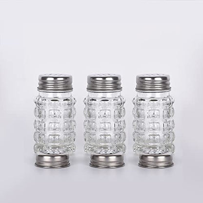  FBA_BCK31360 Retro Style Salt And Pepper Shakers With Stainless Tops (2), 1, Original Version