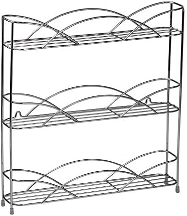  Spectrum Diversified Countertop 3-Tier Spice Rack, Chrome