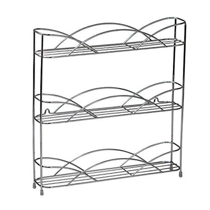  Spectrum Diversified Countertop 3-Tier Spice Rack, Chrome