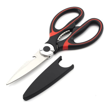 GENERIC (2-pack) Multi-Purpose Stainless-Steel Large Cooking Shears For Food Prep, Grilling & Serving
