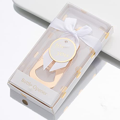  24Packs Golden Baby Bottle Openers For Baby Shower Favors Gifts, Decorations Souvenirs, Poppin Bottles Openers With Exquisite Gifts Box Used For Guests  Gender Reveal Party Favors (white, 24)