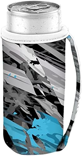  Tall Can Cuff Covers Reusable Insulator With Handle: Neoprene Can Coosies With Insulated Sleeves For Soda, Water Bottle, Beer, Other 16 Oz Tall Can Beverages (Sunflower Tie Dye, Tall 16oz)