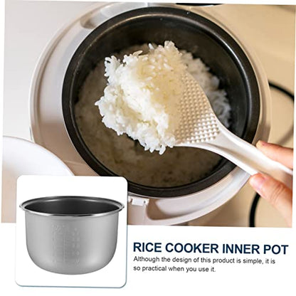  Rice Cooker Liner Stainless Steel Rice Cooker Slow Cooker Aroma Rice Cooker Non-stick Rice Cooker Pot Power Cooker Insert Liner Rice Cooker Replace Liner Cooker Inner Pot