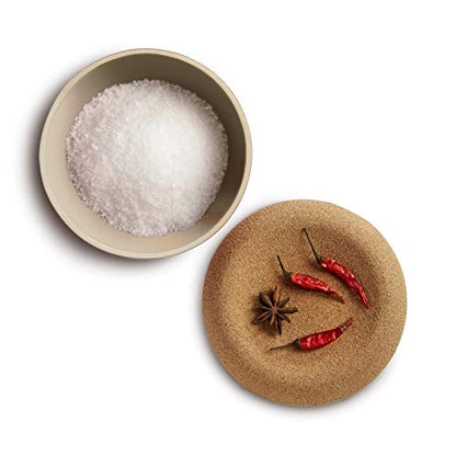 Emile Henry 0.5 Qt. Salt Celler + Cork Lid | Burgundy