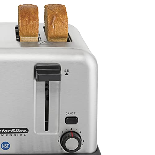  Commercial 4 Slot Toaster - Extra-Wide 1 3/8-in Slots Will Easily Accommodate Bagels, Waffles, And Artisan Breads,24850R