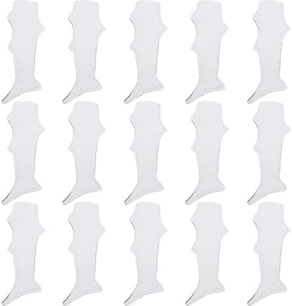  15 Pieces Reusable Popsicle Holders Popsicle Bags Freezer Ice Pop Sleeves Antifreezing Ice Pop Holders, White Fish Style