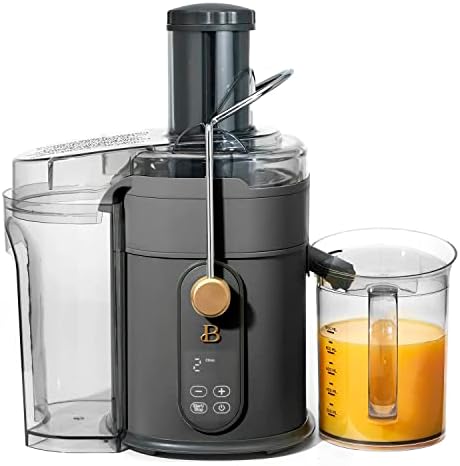 GENERIC Beautiful 5-Speed 1000W Electric Juice Extractor With Touch Activated Display, By Drew Barrymore (Oyster Gray)