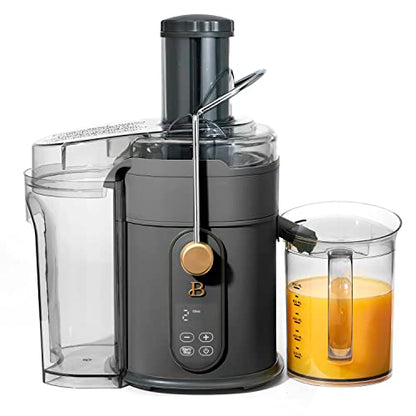 GENERIC Beautiful 5-Speed 1000W Electric Juice Extractor With Touch Activated Display, By Drew Barrymore (Oyster Gray)