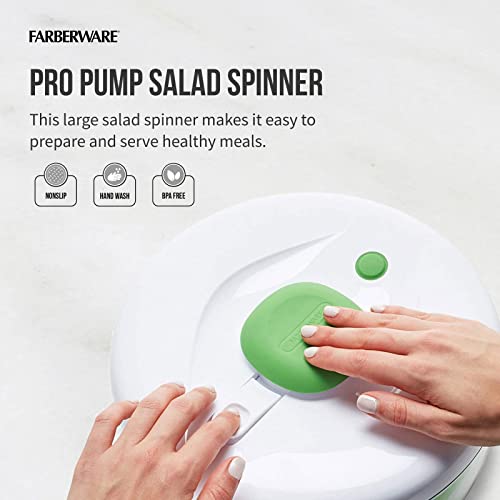  Easy To Use Pro Pump Spinner, Large 6.6 Quart, Green & Professional Heat Resistant Nylon, Masher & Smasher Meat, Ground Beef, Turkey & More, Hamburger Chopper Utensil, Pack Of 1, Black