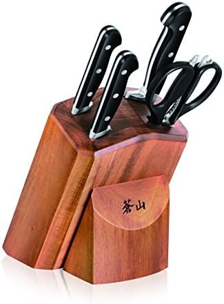  V2 Series 1024128 German Steel Forged 23-Piece Knife Block Set, Acacia