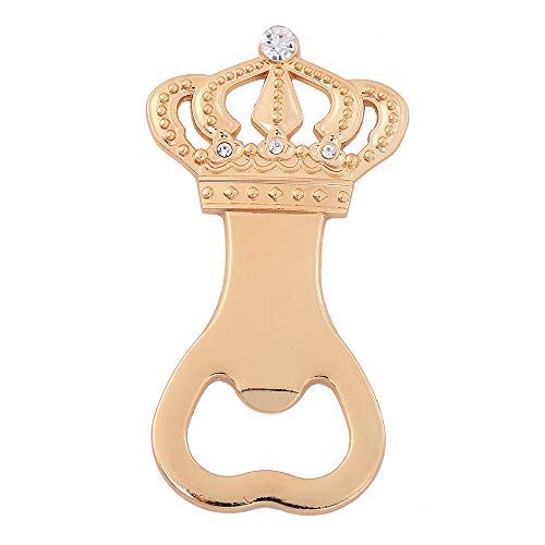  Pack Of 12 Gold Crown Bottle Opener Wedding Favors,Party Favors For Guest Souvenir Gift For Baby Shower Birthday Party Decorations And Supplies By LAYSERI (Gold Crown Style,12 )