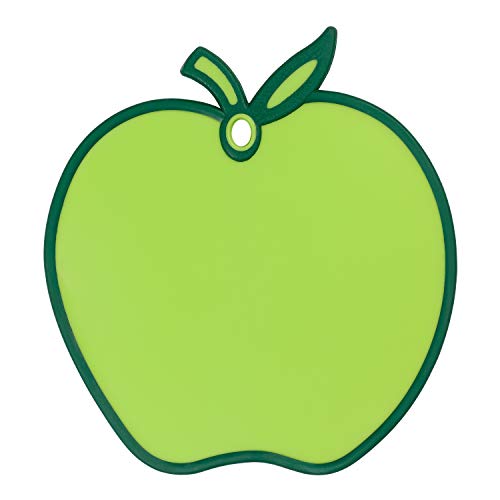  Aid Green Apple Chopping Board, Durable And Practical, Hygienic, Non-Slip Edge, Food Prep