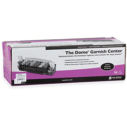  The Dome Garnish Center, 10 Piece - 3 Quart Capacity, 22" L X 7-1/2" W X 8-1/2" H