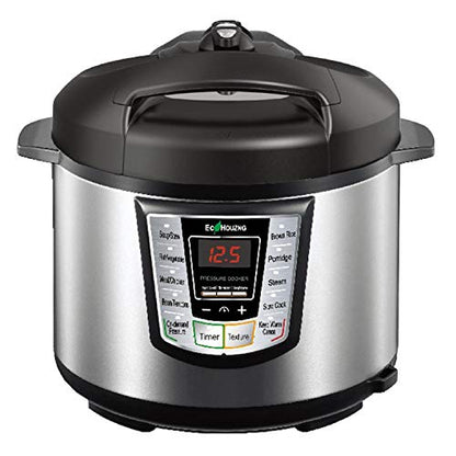  7 In One Electric Pressure Cooker Black Digital Display