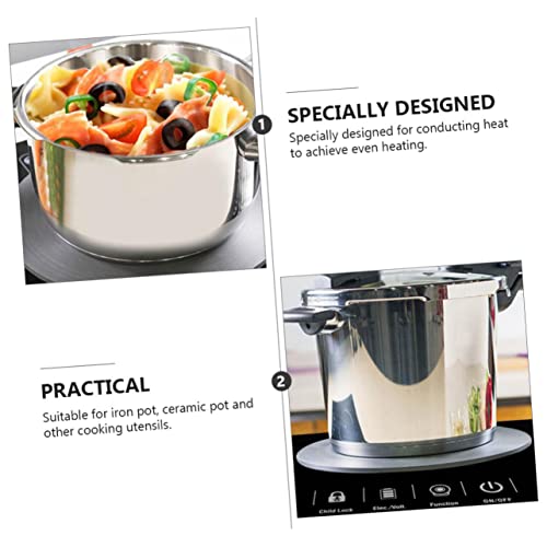  DOITOOL Heat Conduction Plate Electric Range Stove BBQ Accessories Grill Heat Plates Induction Heat Diffuser Plate Grill Accesories Gas Stove Heat Plate Cookware Induction Cooker Plate