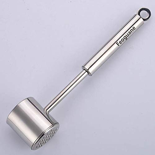  Meat Tenderizer/hammer/tongs-stainless Steel-double-sided Tool For Softening, Smoothing And Hitting Venice, Pork, Veal, Lamb, Chicken, Steak And Turkey-dishwasher-safe