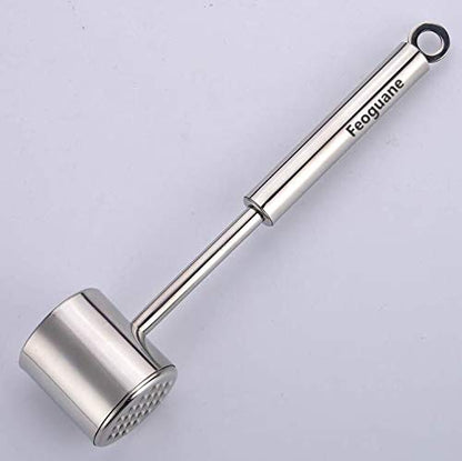  Meat Tenderizer/hammer/tongs-stainless Steel-double-sided Tool For Softening, Smoothing And Hitting Venice, Pork, Veal, Lamb, Chicken, Steak And Turkey-dishwasher-safe