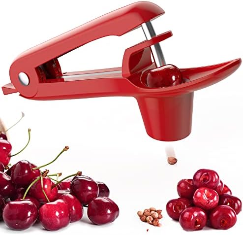  Cherry Pitter Tool Cherries Corer Pitter Tool Stainless Steel Fruit Pit Remover For Cherry Jam With Lock Design