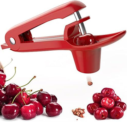  Cherry Pitter Tool Cherries Corer Pitter Tool Stainless Steel Fruit Pit Remover For Cherry Jam With Lock Design