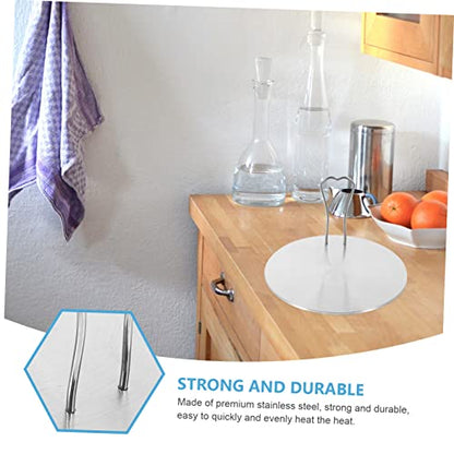  Induction Cooker Heating Plate Electric Diffuser Induction Hot Plate Glass Dishes Heat Diffuser For Glass Cooktop Stainless Steel Coffee Pot Glass Induction Cooktop Plate Round Gas
