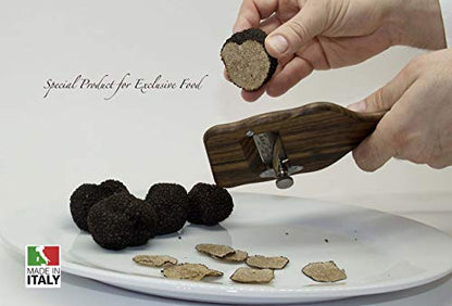  Professional Truffle Shaver/Slicer/Cutter In RoseWood & Stainless Steel Blade | Adjustable Mandoline Slicer - Made In Italy