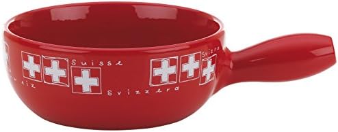  (ケラ) 2L Red Uri Fondue Pot, サイズ:∅22.5×32×H10cm