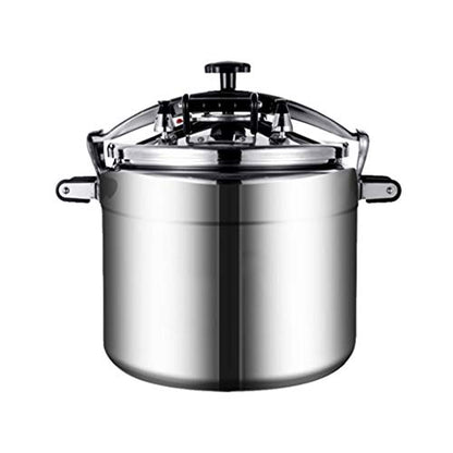  Aluminum Alloy Pressure Cooker, Professional Explosion-proof Large-capacity Household And Commercial Quick Cooking Pot, Suitable For Kitchen, Restaurant, School Canteen, 18L, 25L, 33L, 50L