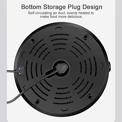  Multifunctional Split Electric Hot Pot, Non-Stick Skillet,Large Capacity 4L For 6~8 People,with Temperature Control Fry, Soup, Stew, Grilling, White, 13.39×8.66×14.17 Inches (HDJ-1350)