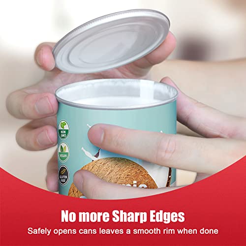  Electric Can Opener, No Sharp Edge Can Opener, Open Your Cans With A Simple Push Of Button, Food-Safe And Battery Operated Can Opener, Kitchen Gifts For Arthritis And Seniors