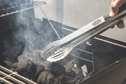  Heavy Duty BBQ Tool Set - Fork, Tong, & Spatula - Deluxe Stainless Steel Grill Utensils - Grilling Tools For The BBQ Grill Master Or Beginner Griller