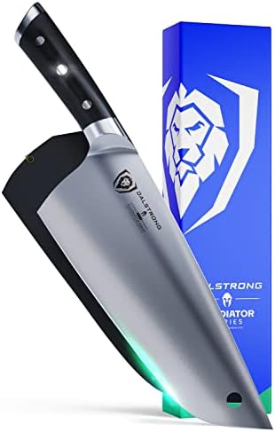  Meat Cleaver Knife - 7 Inch - Gladiator Series - Heavy Duty - Razor Sharp - Forged High Carbon German Steel Kitchen Knife - Sheath Included - NSF Certified