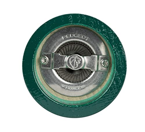 Peugeot EUGEOT - Paris Salt Mill 18 Cm - Paris Rama Collection - Classic Adjustment - PEFC Certified Wood - Made In France - Forest Green