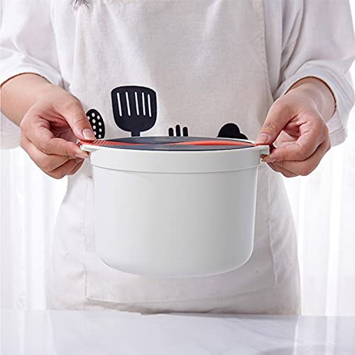  Kitchen Cookware, 2-Layer Rice Cooker Kitchen Supplies High Temperature For Microwave Oven