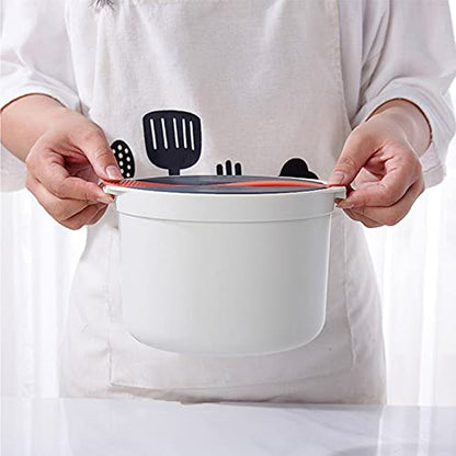  Kitchen Cookware, 2-Layer Rice Cooker Kitchen Supplies High Temperature For Microwave Oven