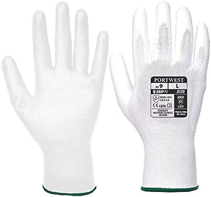 Portwest VA120 Smooth Vending PU Coated Palm Dipped Work Gloves