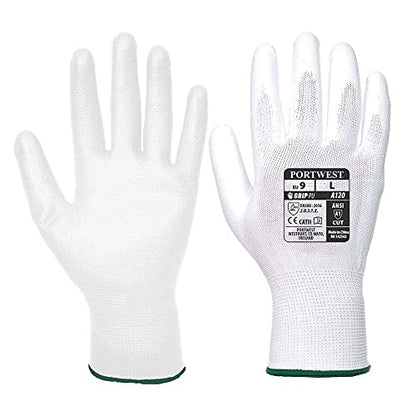 Portwest VA120 Smooth Vending PU Coated Palm Dipped Work Gloves