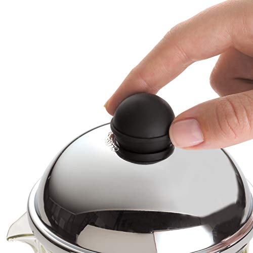  Jour Maximus French Press Coffee Maker, 8 Cup, Silver