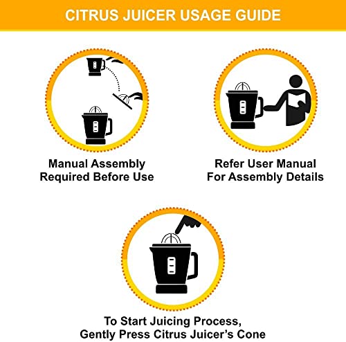 Cuisinart CCJ-500P1 Pulp Control Citrus Juicer, 1, Black/Stainless