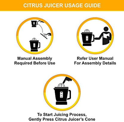 Cuisinart CCJ-500P1 Pulp Control Citrus Juicer, 1, Black/Stainless