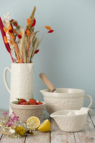 Mason Cash 2001.074 Forest Stoneware Juicer, Cream