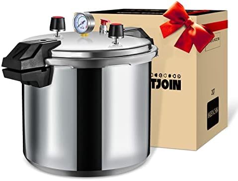  Join Pressure Cooker, Commercial Pressure Cooker With Gauge, 16 Quart (16QT)