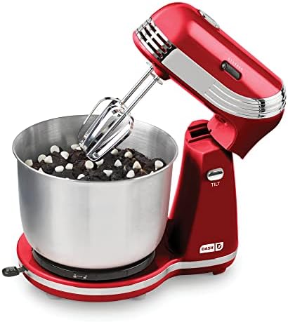 Dash Ash Stand Mixer (Electric Everyday Use): 6 Speed & Quest Countertop Blender 1.5L With Stainless Steel Blades For Coffee Drinks, Deserts, Frozen Cocktails, Purées, Shakes, Soups - Aqua